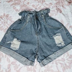 High waist shorts